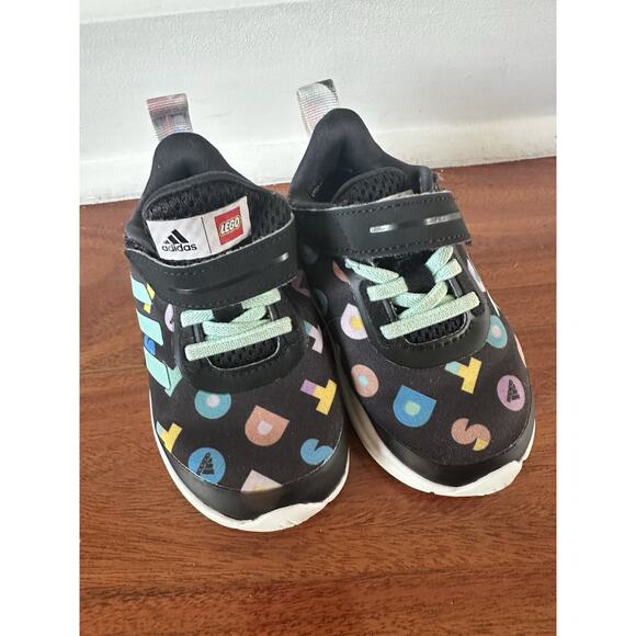 adidas FortaRun x LEGO® DOTS™ Shoes Toddler/Kids' Size 6K - Picture 1 of 6